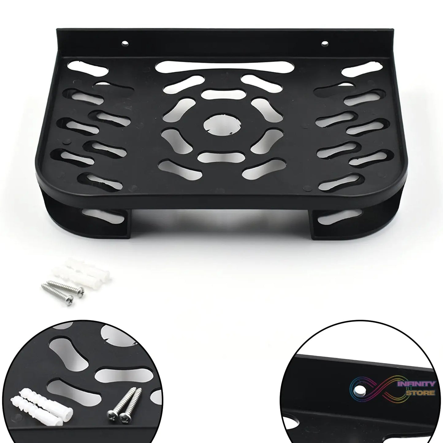 TV setup box stand designed for optimal placement of setup boxes