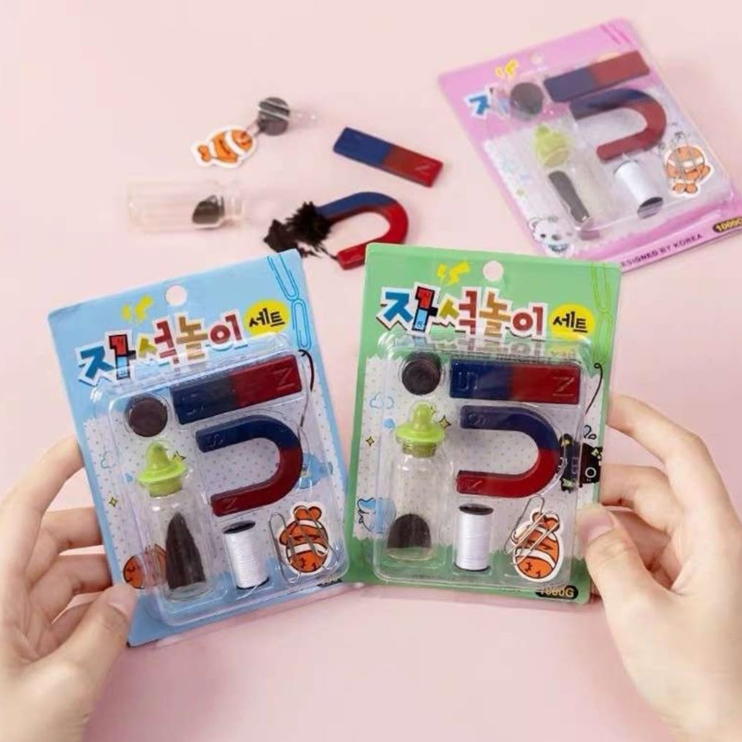 Teaching Aids Magnetic Science Kit Funny Kids DIY Science Kits Educational Experiment Games - infinityexculsivestore.com