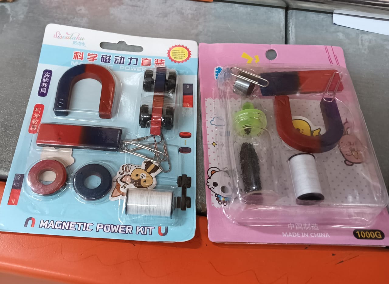 Teaching Aids Magnetic Science Kit Funny Kids DIY Science Kits Educational Experiment Games - infinityexculsivestore.com