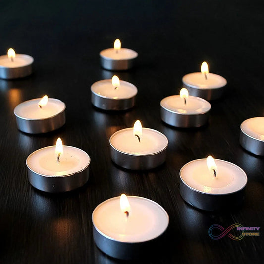 Tealight Candles Set, Smokeless Candles (50 Pcs set) - infinityexculsivestore.com