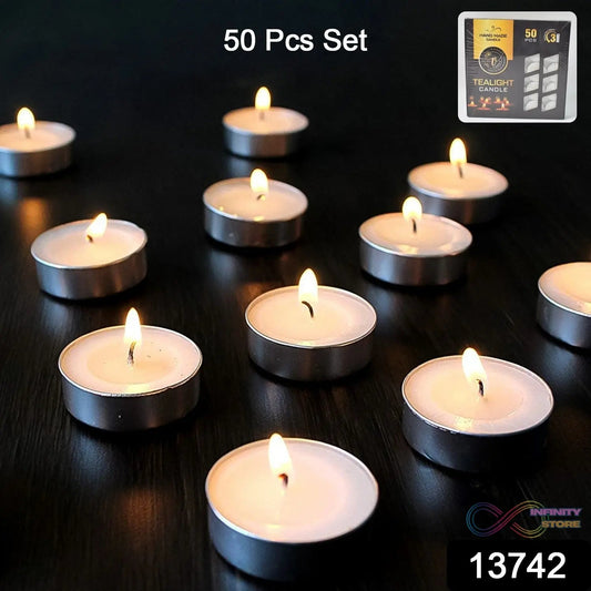 Tealight Candles Set, Smokeless Candles (50 Pcs set) - infinityexculsivestore.com