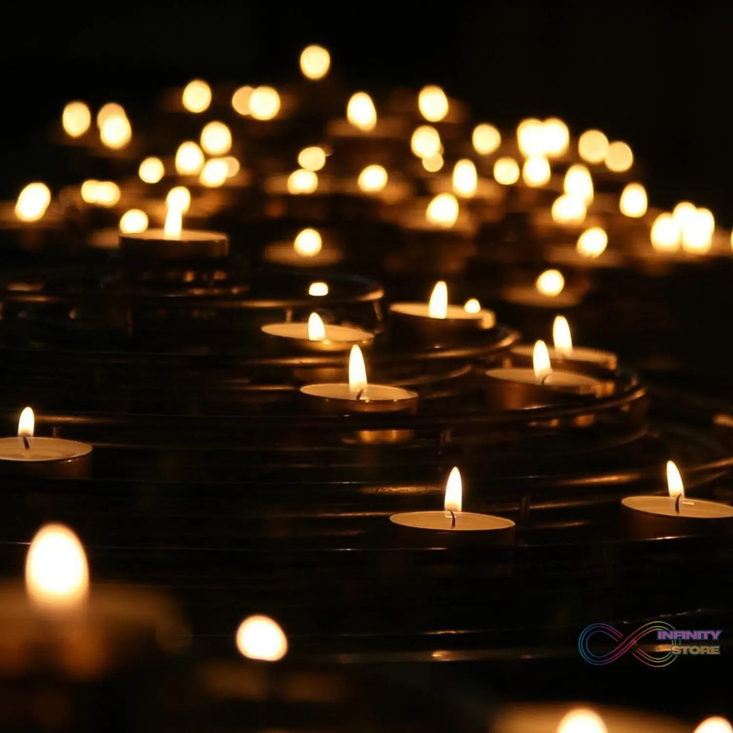 Tealight Candles Set, Smokeless Candles (50 Pcs set) - infinityexculsivestore.com