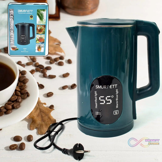 Temperature display electric kettle 55 degrees constant temperature electric kettle (1500W, 2.5 Ltr. / 1 Pc) - infinityexculsivestore.com