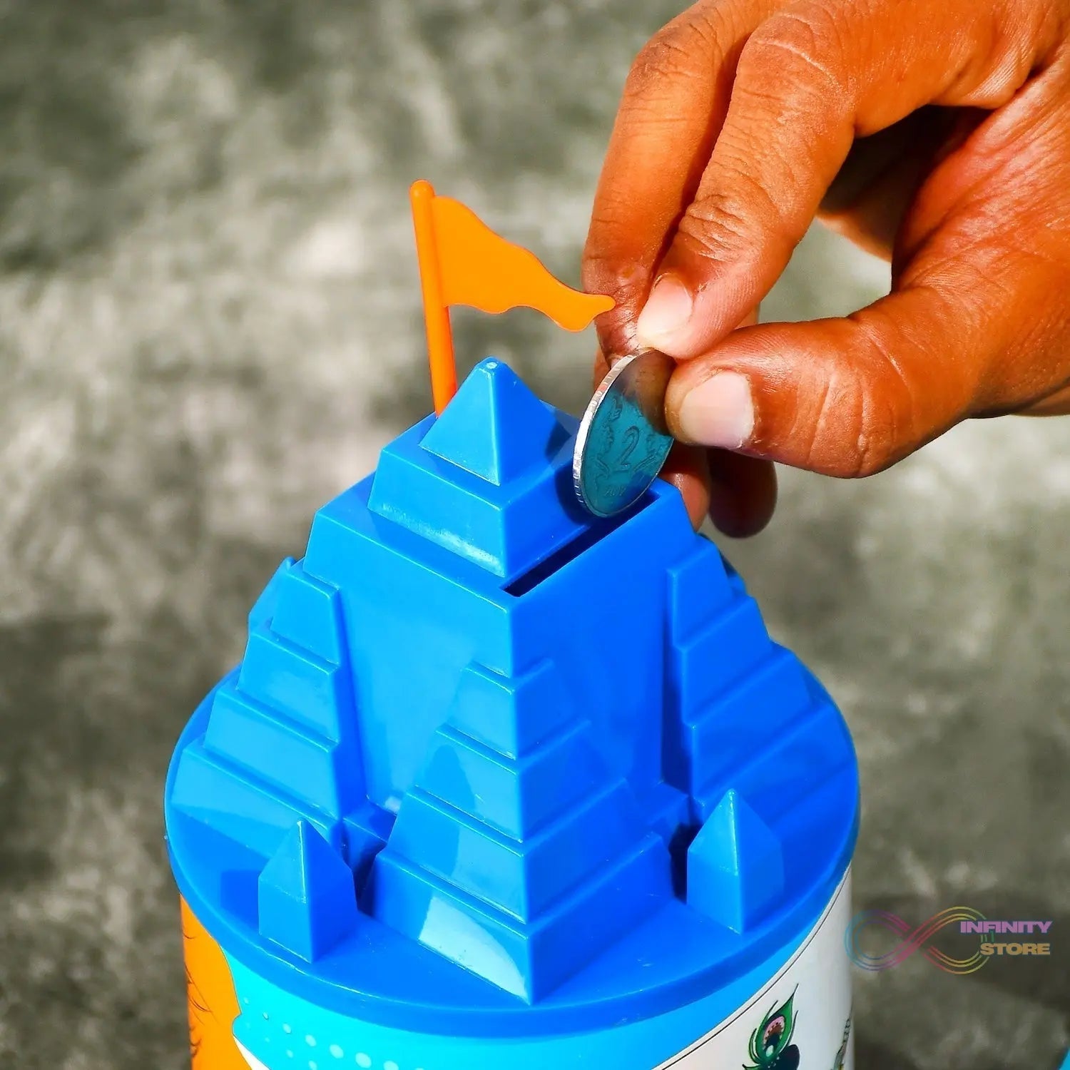 Temple Shape coin bank. Coin Bank Coin Saving Box Money Saving Bank Money Saving Bank Coin. - infinityexculsivestore.com