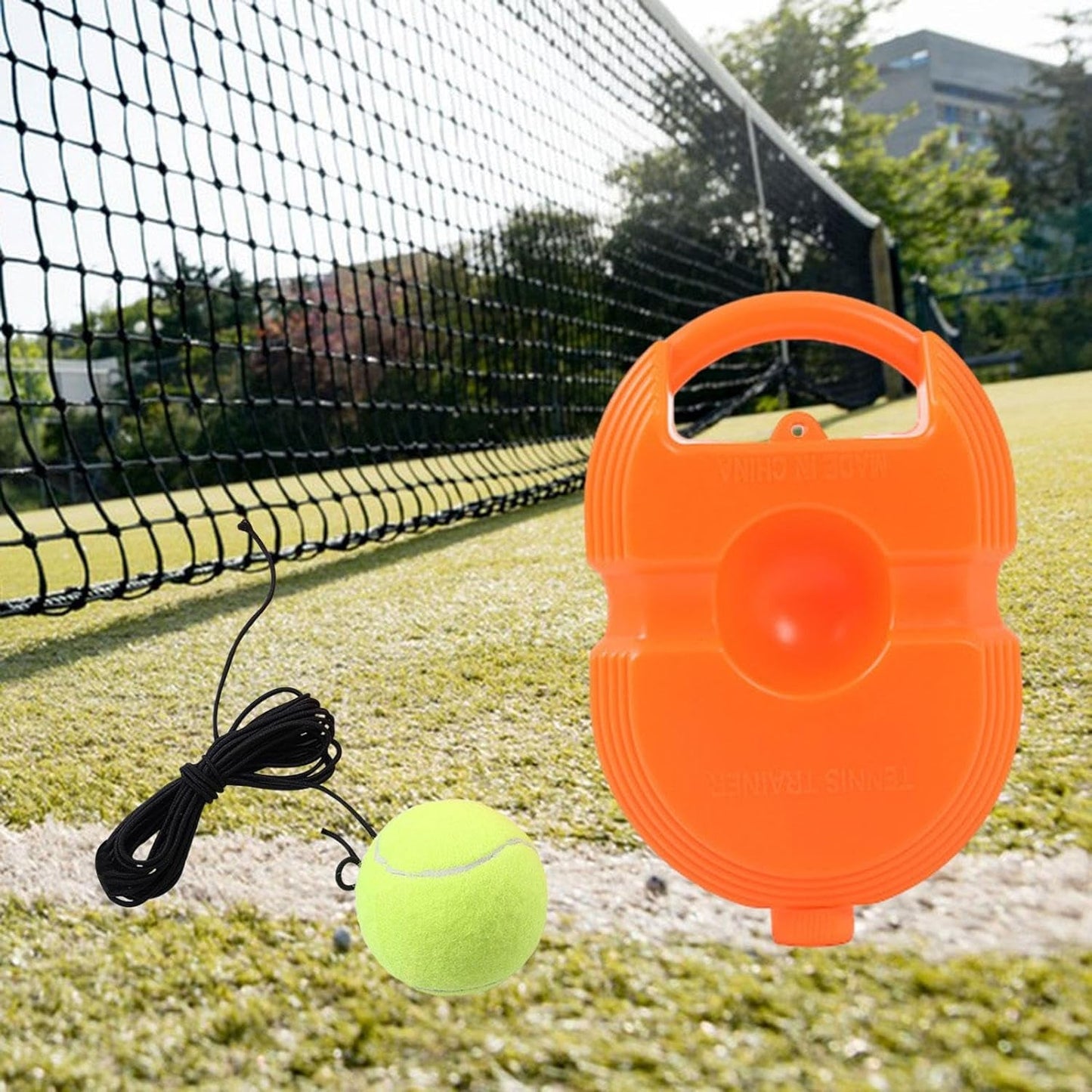 Tennis Trainer Rebound Ball with String, Convenient Tennis Training Gear, Tennis Practice Device Base for Kids Adults - infinityexculsivestore.com