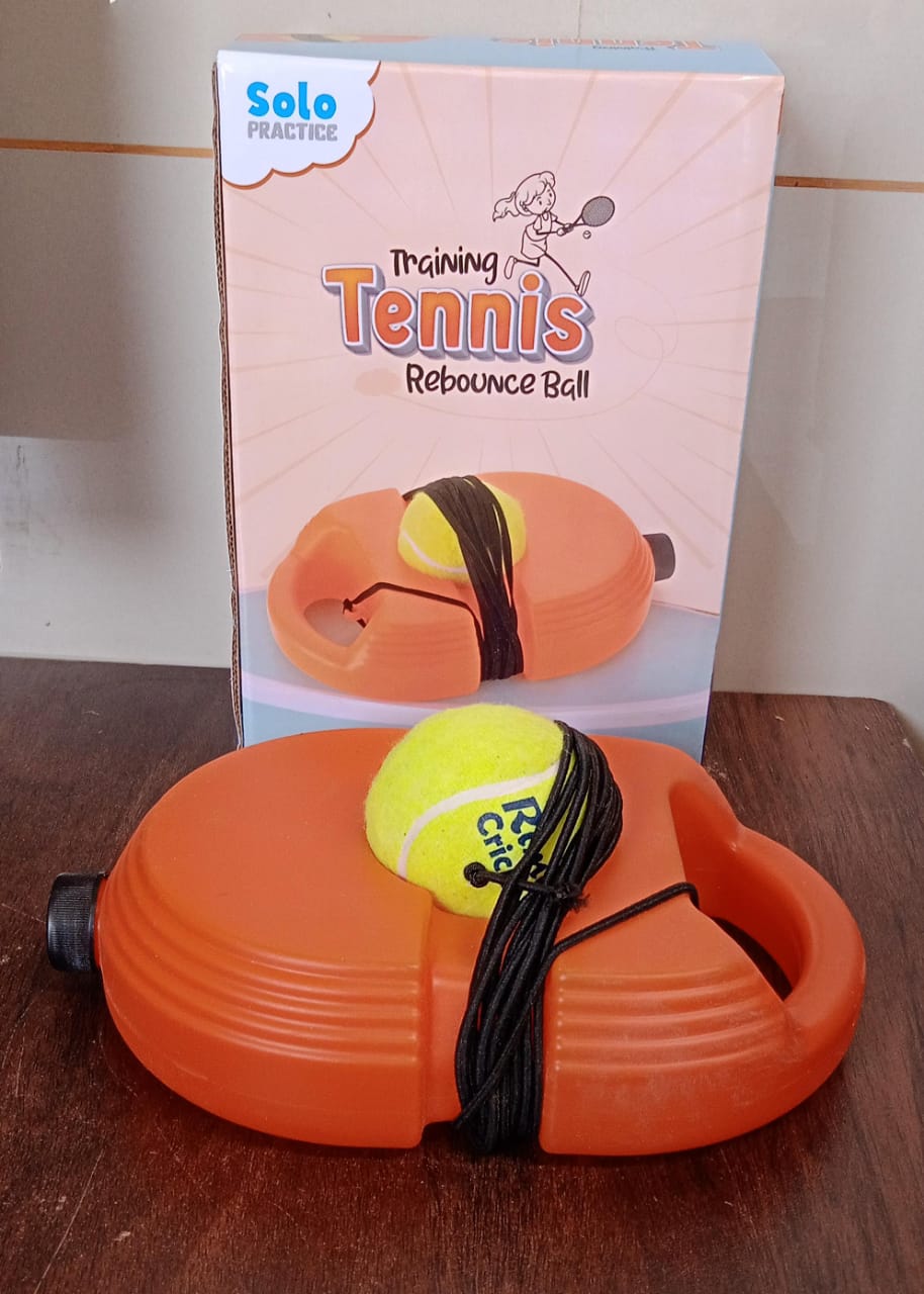 Tennis Trainer Rebound Ball with String, Convenient Tennis Training Gear, Tennis Practice Device Base for Kids Adults - infinityexculsivestore.com