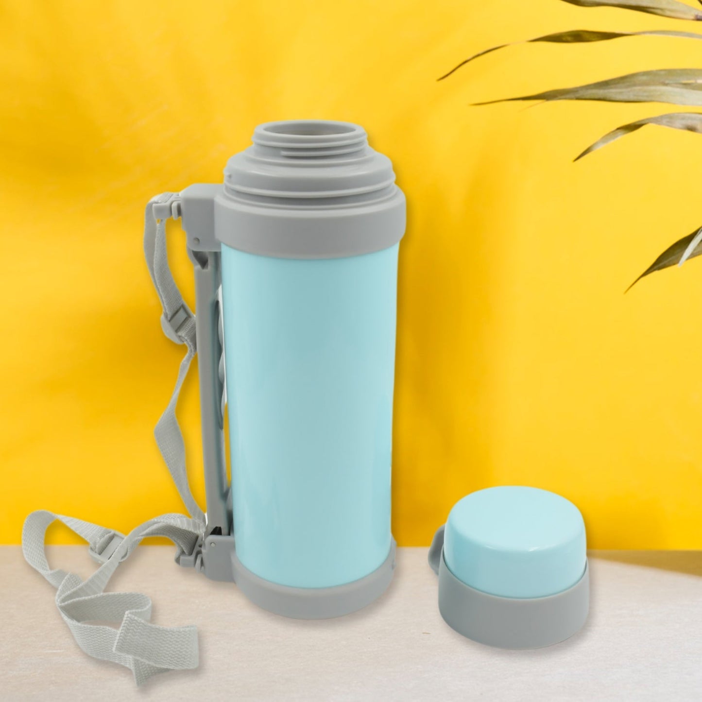 Stainless Steel Insulation Thermos, Double - Wall Vacuum Insulated Water Bottle For Travel, Outdoor Fitness Portable Travel Pot, Camping Coffee, Portable Car, Travel Keep Hot & Cold Large Capacity (1200 ML) - infinityexculsivestore.com