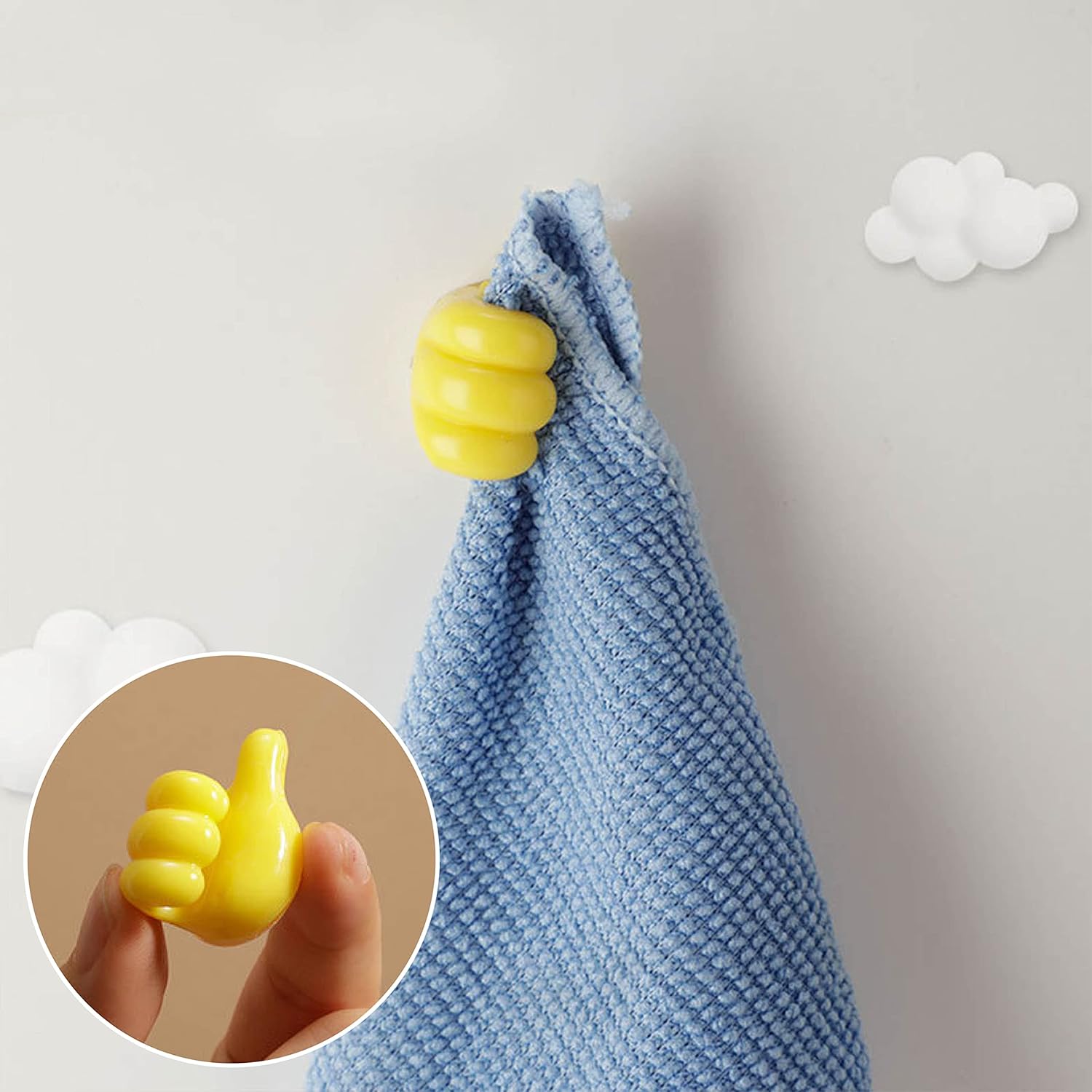 Thumb Cable Clips,Cord Holder Multi - Functional Wall Hooks Cable Organizer Cable Management for Desk Home Office Car Multi Color (Pack Of 10) - infinityexculsivestore.com
