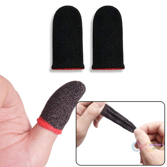 Thumb & Finger Sleeve for Mobile Game, Pubg,Cod,Freefire (1Pair only) - infinityexculsivestore.com