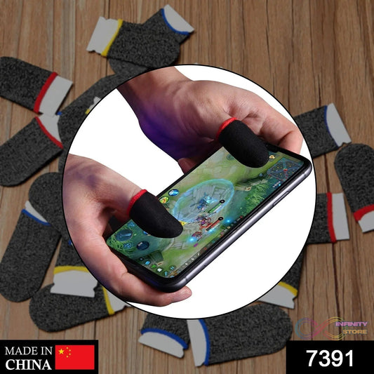 Thumb & Finger Sleeve for Mobile Game, Pubg,Cod,Freefire (1Pair only) - infinityexculsivestore.com