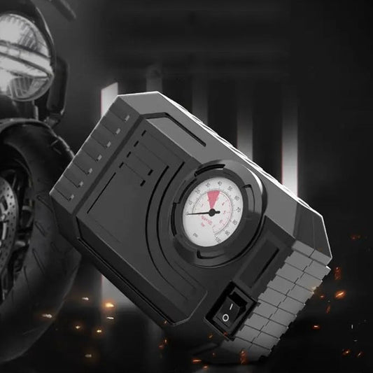 Tire Inflator Portable Air Compressor 12V Small Air Pump for Car Tires Bicycle Balloons, Cars, Bike, Bicycles and Other Inflatables with LED Light (12V) - infinityexculsivestore.com