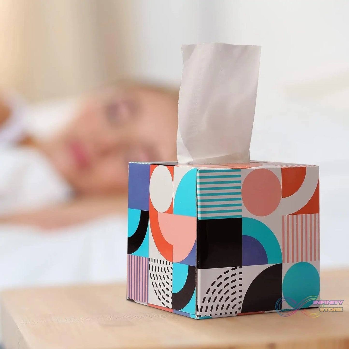 Tissues Cube Box – Stylish and Practical Tissue Holder for Home & Office (50 Pcs Set Approx) - infinityexculsivestore.com