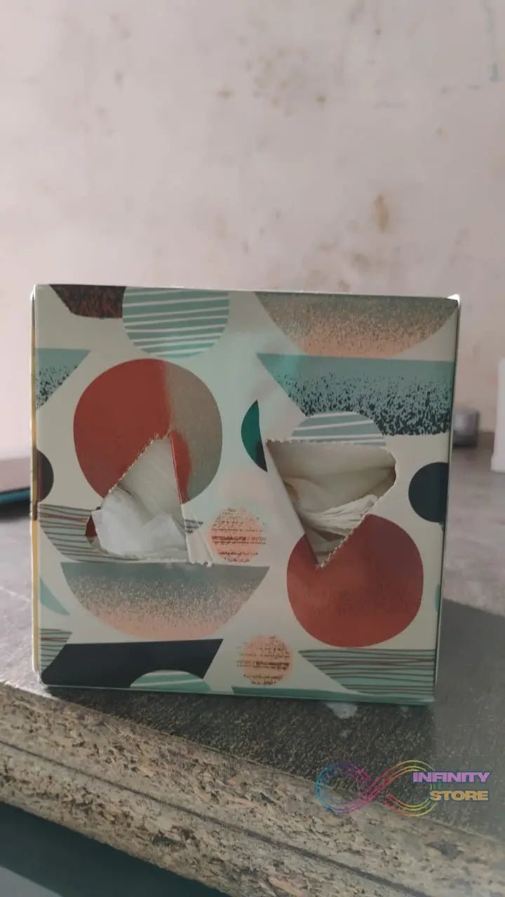 Tissues Cube Box – Stylish and Practical Tissue Holder for Home & Office (50 Pcs Set Approx) - infinityexculsivestore.com