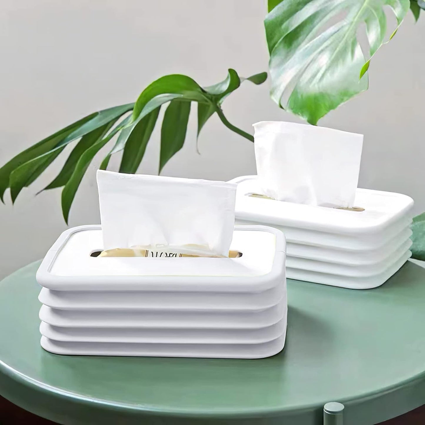 Tissues Holder Silicone Simple Tissue Box Tissues Cylinder Tissues Cube Box Tissue Holder for Bathroom Office Car Bedroom for Bathroom Room Office Car - infinityexculsivestore.com