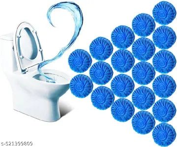 Toilet Bowl Deodorizer Cleaner Powerful Automatic Flush For Bathroom Cleaning Ball Tablets For Bathroom (Pack of 6) - infinityexculsivestore.com