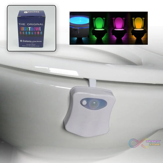 Toilet Light, LED Toilet Bowl Light Toilet Cover Lamp (1 Pc / Battery Not Included) - infinityexculsivestore.com