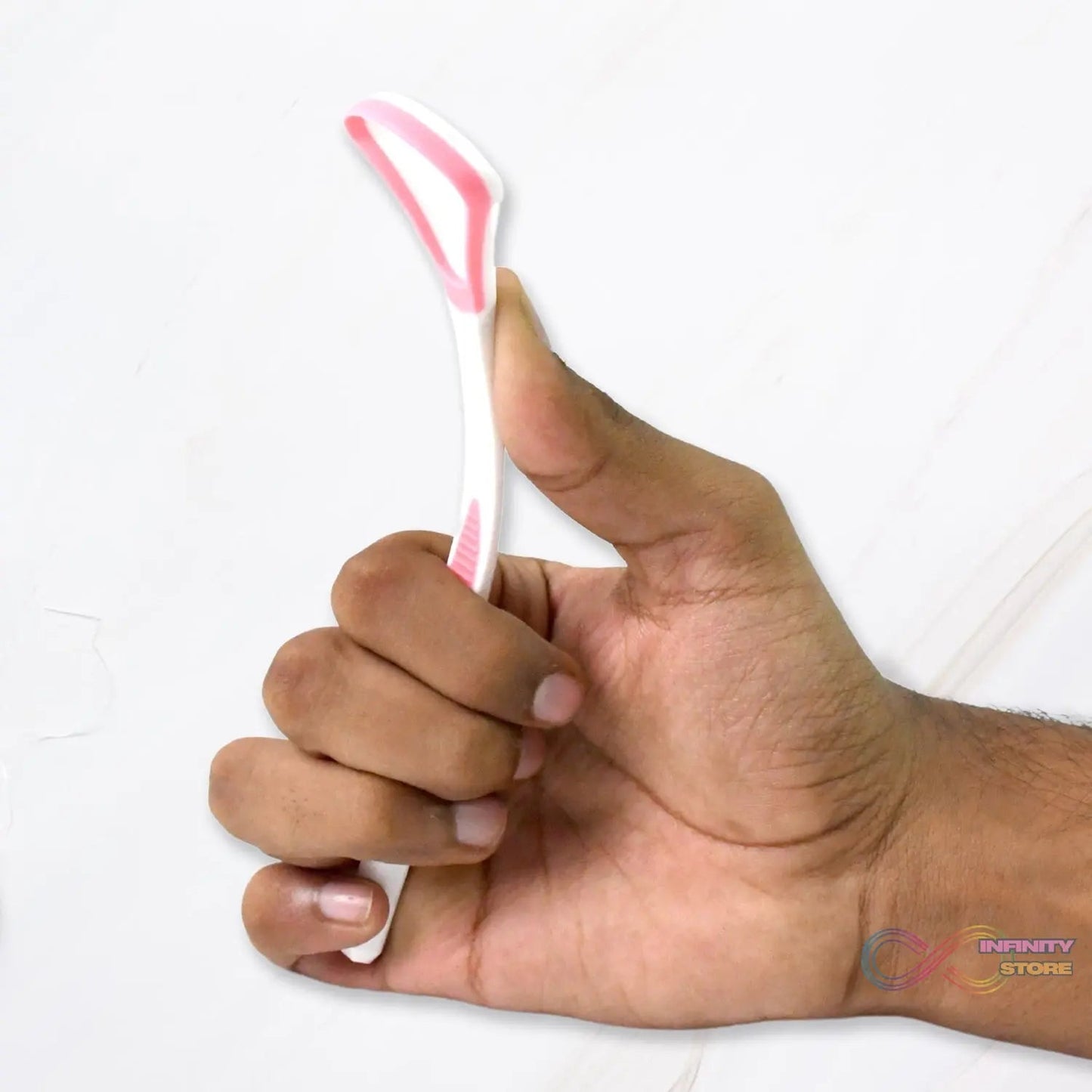 Tongue Cleaner Oral Tongue Cleaner Brush Scraper (1 Pc) - infinityexculsivestore.com