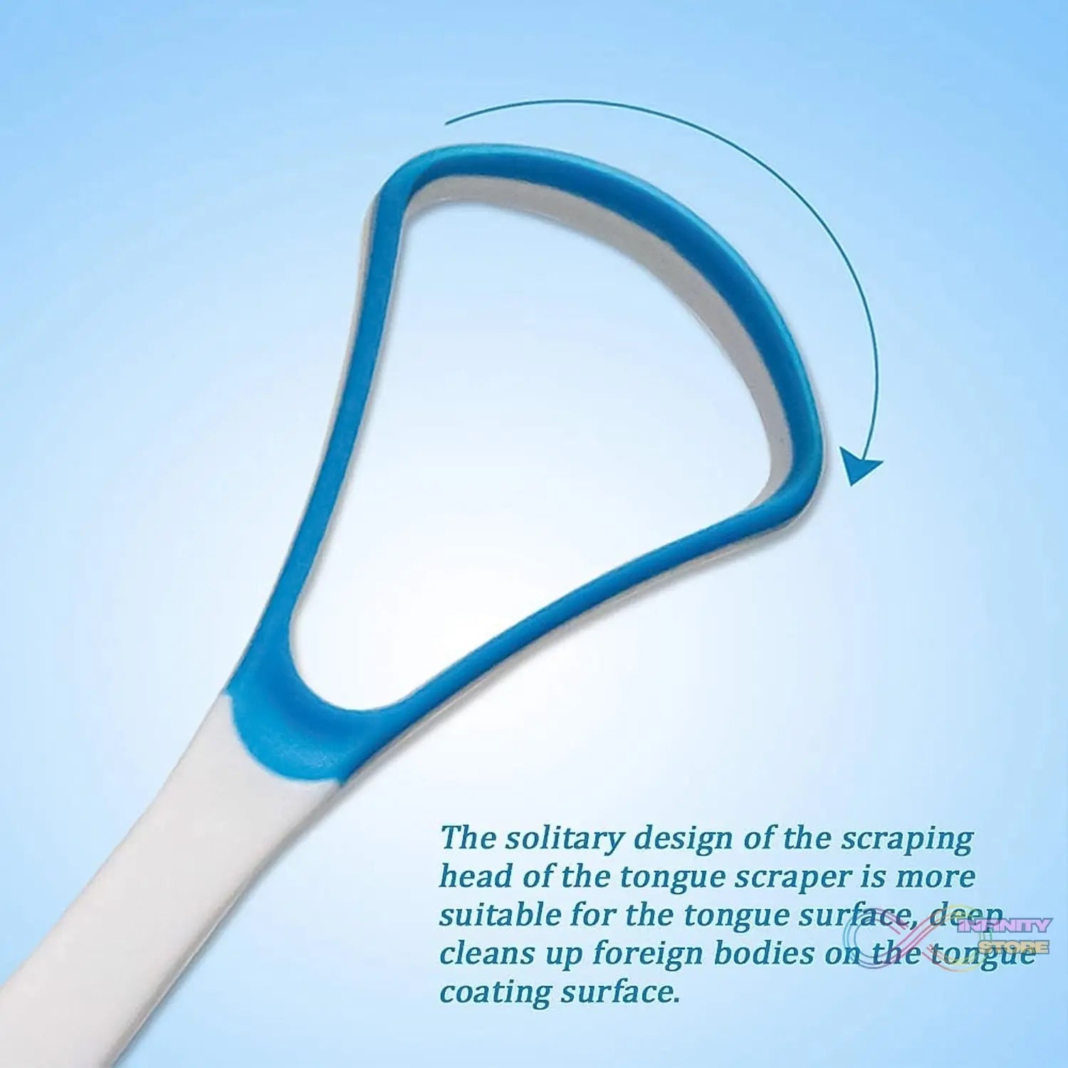 Tongue Cleaner Oral Tongue Cleaner Brush Scraper (1 Pc) - infinityexculsivestore.com