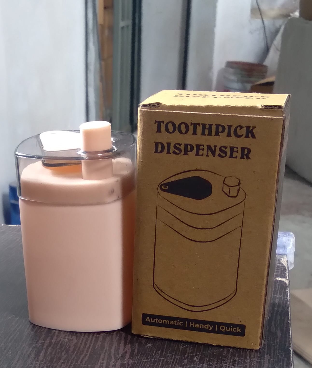 Toothpick Holder Dispenser, Pop - Up Automatic Toothpick Dispenser, Toothpick Storage Box - infinityexculsivestore.com
