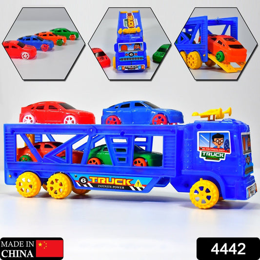 Toy Set Truck with 4 Mini Cars Toy Vehicles for Children - infinityexculsivestore.com