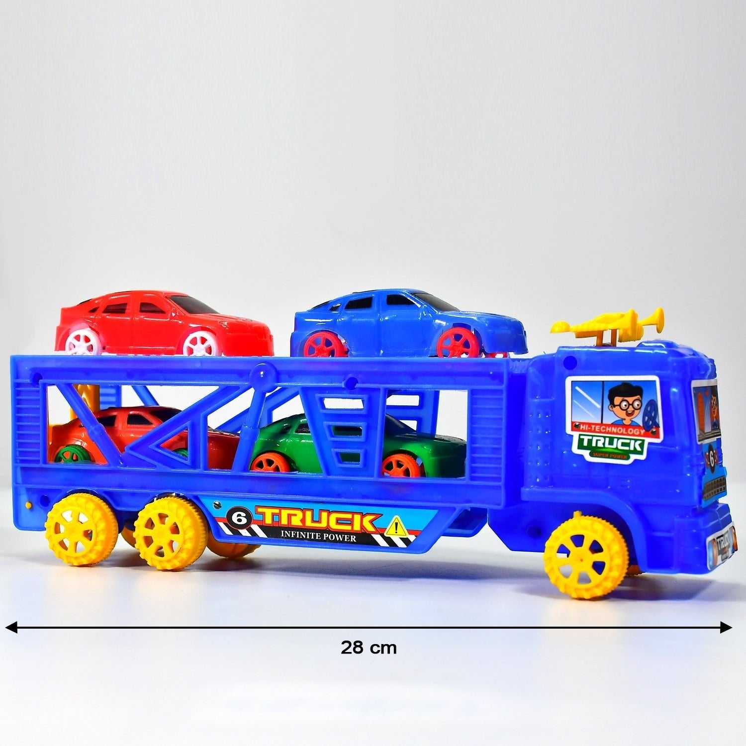 Toy Set Truck with 4 Mini Cars Toy Vehicles for Children - infinityexculsivestore.com