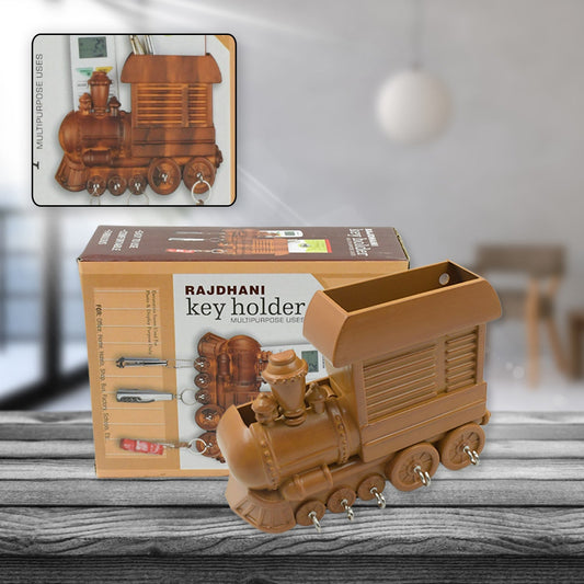 Train Key Holder (Plastic): Wall Mount, Decorative (1 Pc) - infinityexculsivestore.com