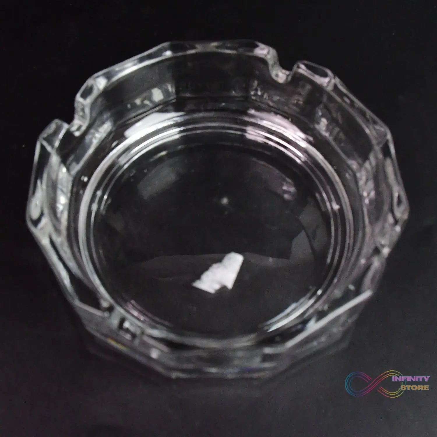 Transparent Ashtray Cigarettes Holder Home Office and Bar Tone Hotel Restaurant Indoor (1 pc) - infinityexculsivestore.com