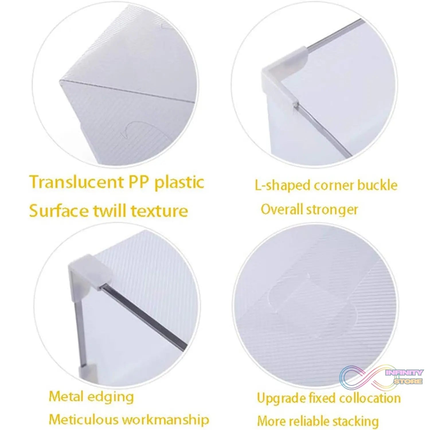 Transparent Drawer Style Shoe Storage Box (1 Pc) - infinityexculsivestore.com