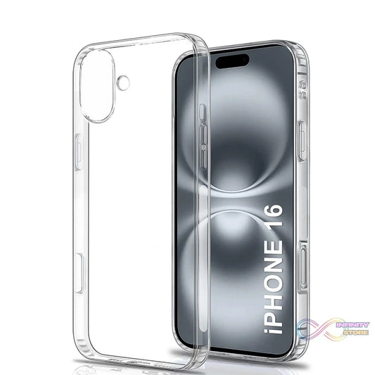 Transparent Hard Case For IPhone 16 Case (1 Pc) - infinityexculsivestore.com