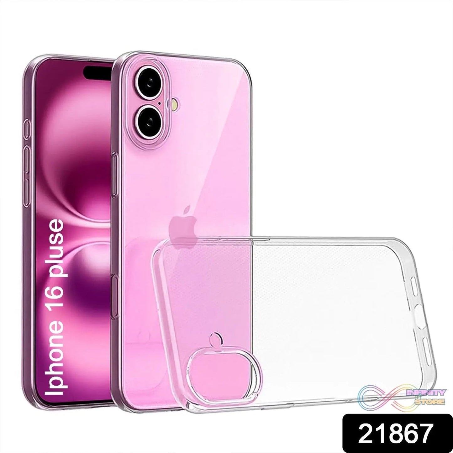 Transparent Hard Case For IPhone 16 Case (1 Pc) - infinityexculsivestore.com