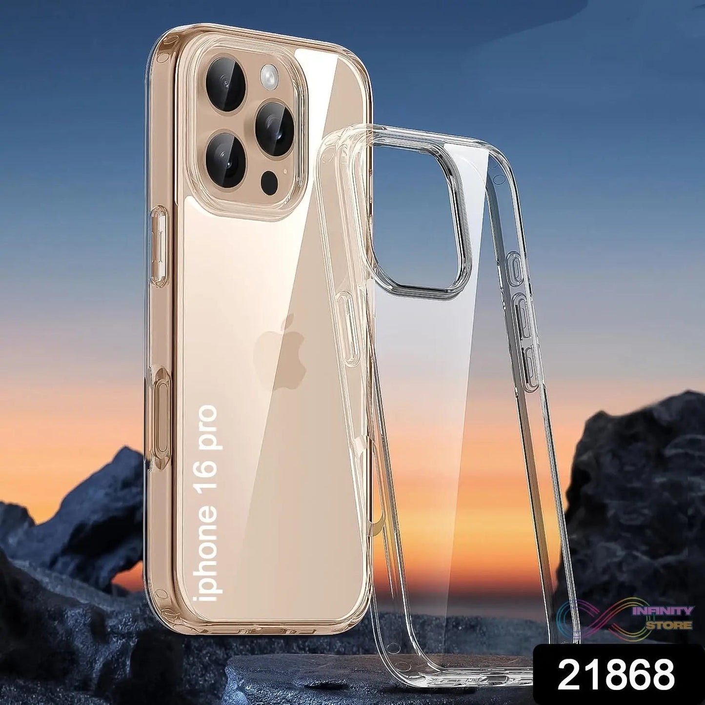 Transparent Hard Case For IPhone 16 Case (1 Pc) - infinityexculsivestore.com