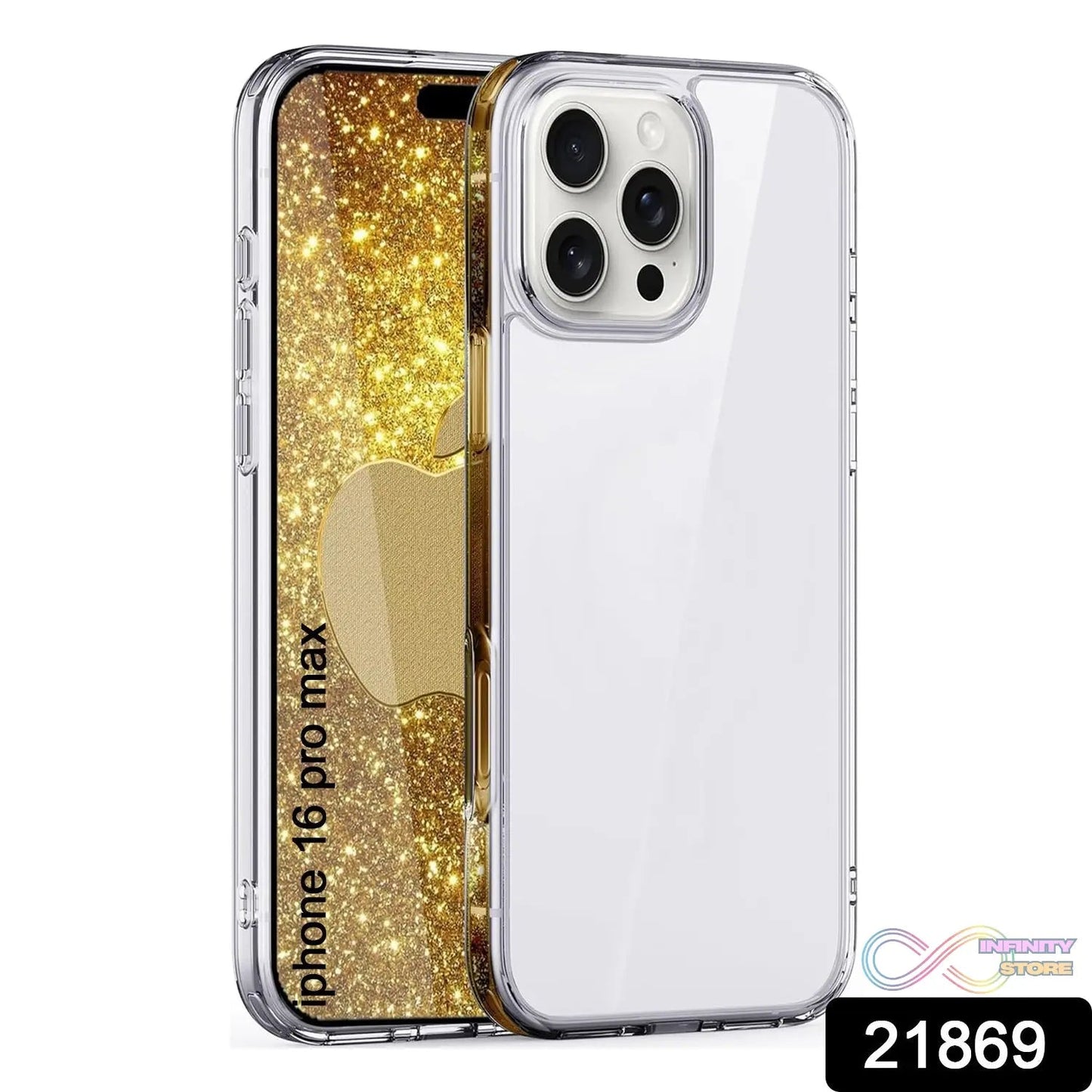 Transparent Hard Case For IPhone 16 Case (1 Pc) - infinityexculsivestore.com