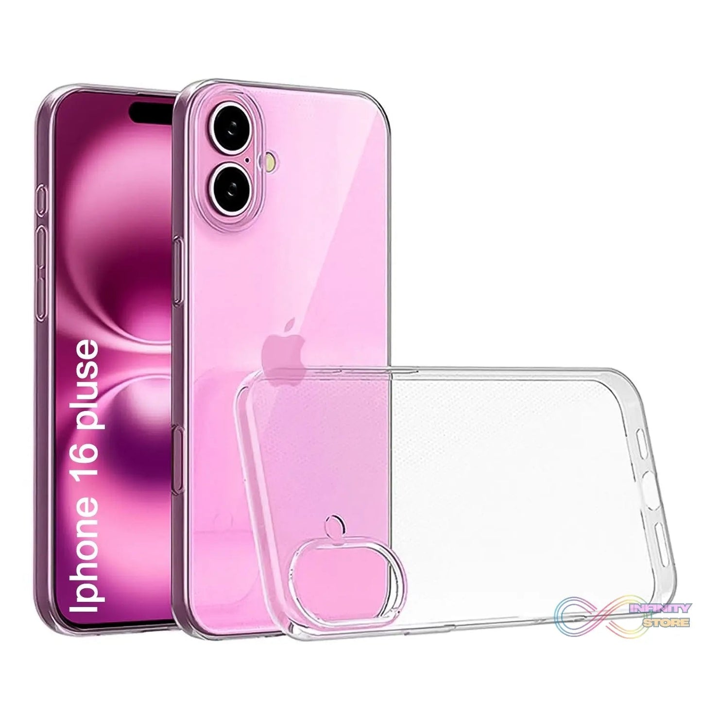 Transparent Hard Case For IPhone 16 Case (1 Pc) - infinityexculsivestore.com