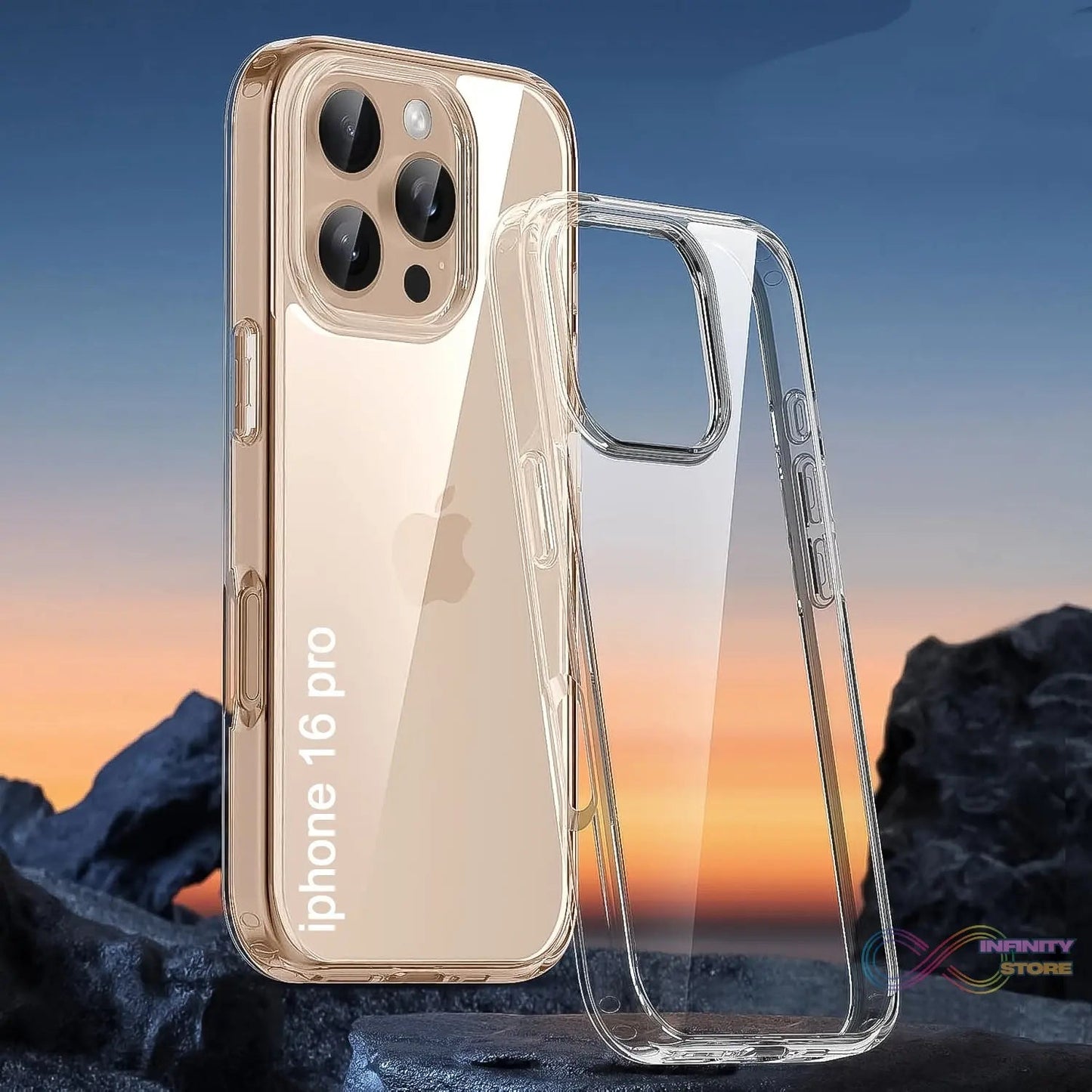 Transparent Hard Case For IPhone 16 Case (1 Pc) - infinityexculsivestore.com