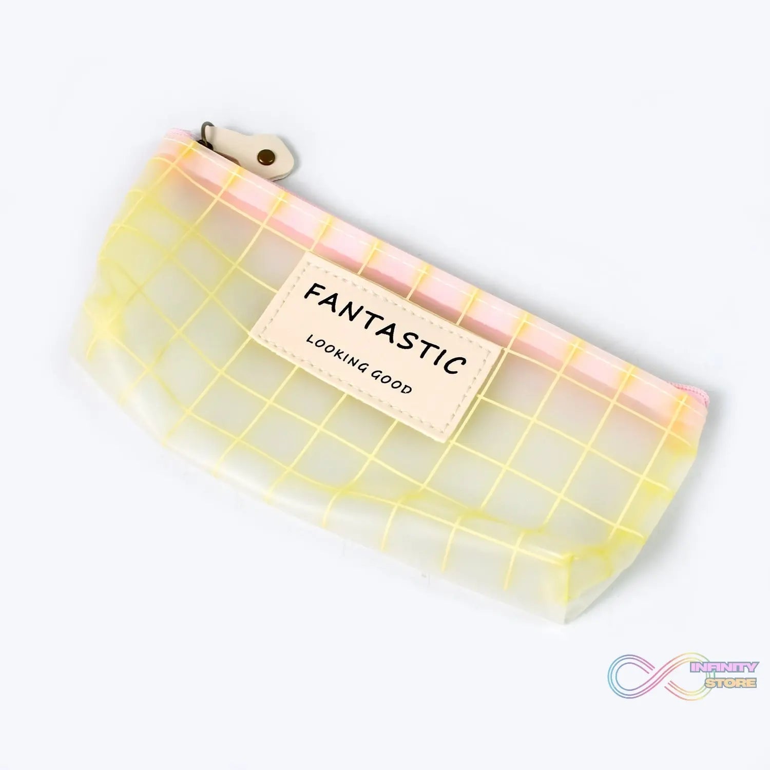 Transparent Pencil Zip Pouch Bag Zipper (1 Pc) - infinityexculsivestore.com