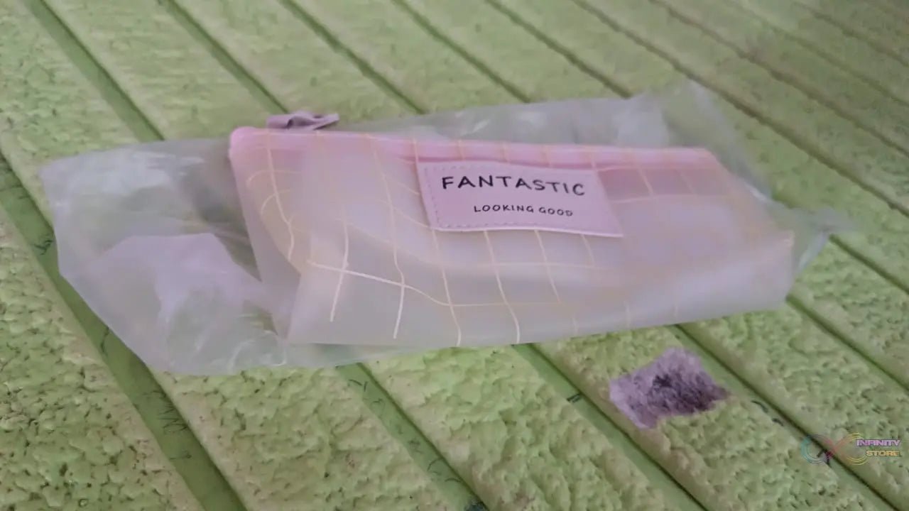 Transparent Pencil Zip Pouch Bag Zipper (1 Pc) - infinityexculsivestore.com