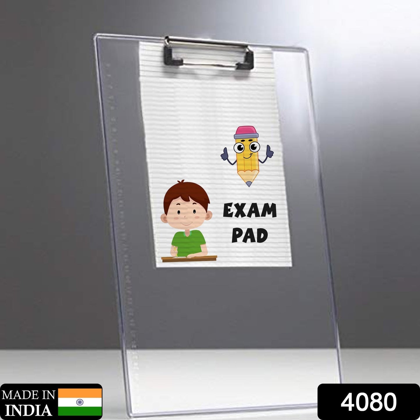 Transparent Premium Exam Pad with Centimeter Measuring Side for Students - infinityexculsivestore.com
