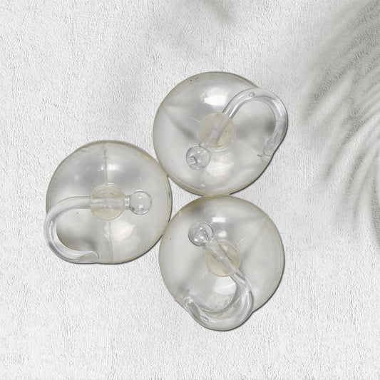Transparent Rubber Vacuum Hangers for Bathroom, Kitchen, and Wall - infinityexculsivestore.com