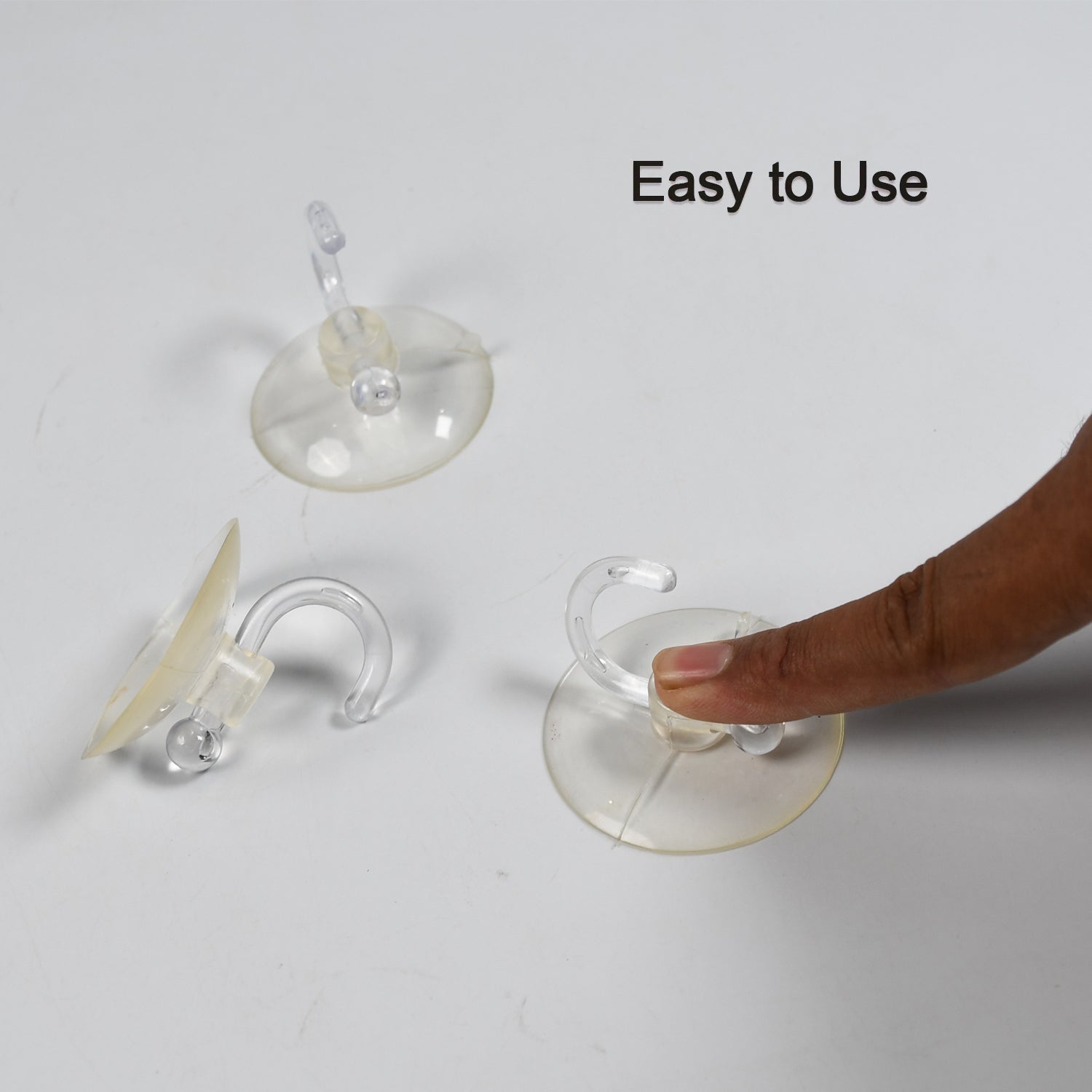 Transparent Rubber Vacuum Hangers for Bathroom, Kitchen, and Wall - infinityexculsivestore.com