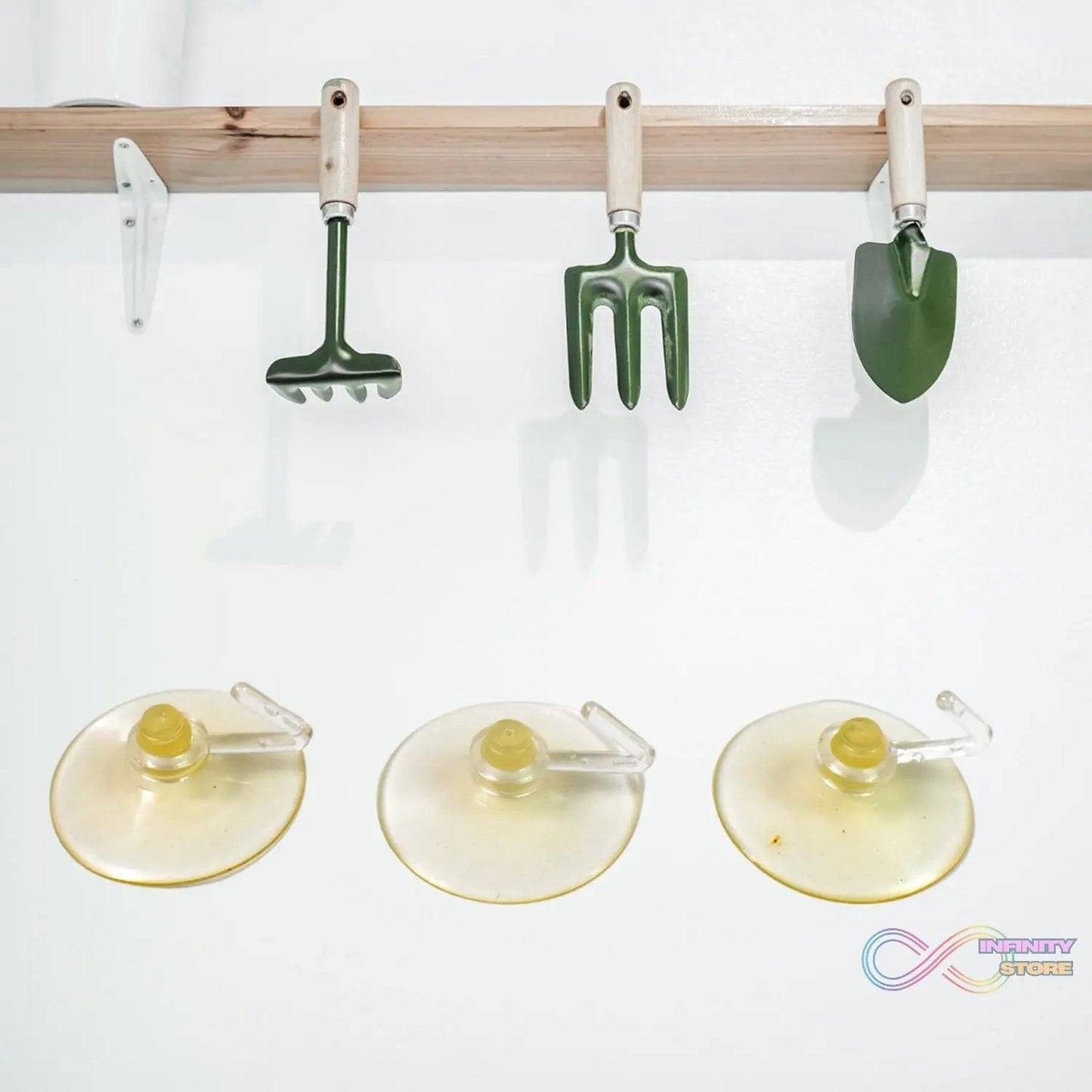 Transparent Rubber Vacuum Sucker, Suction Cup Hooks (18 Pcs Set) - infinityexculsivestore.com