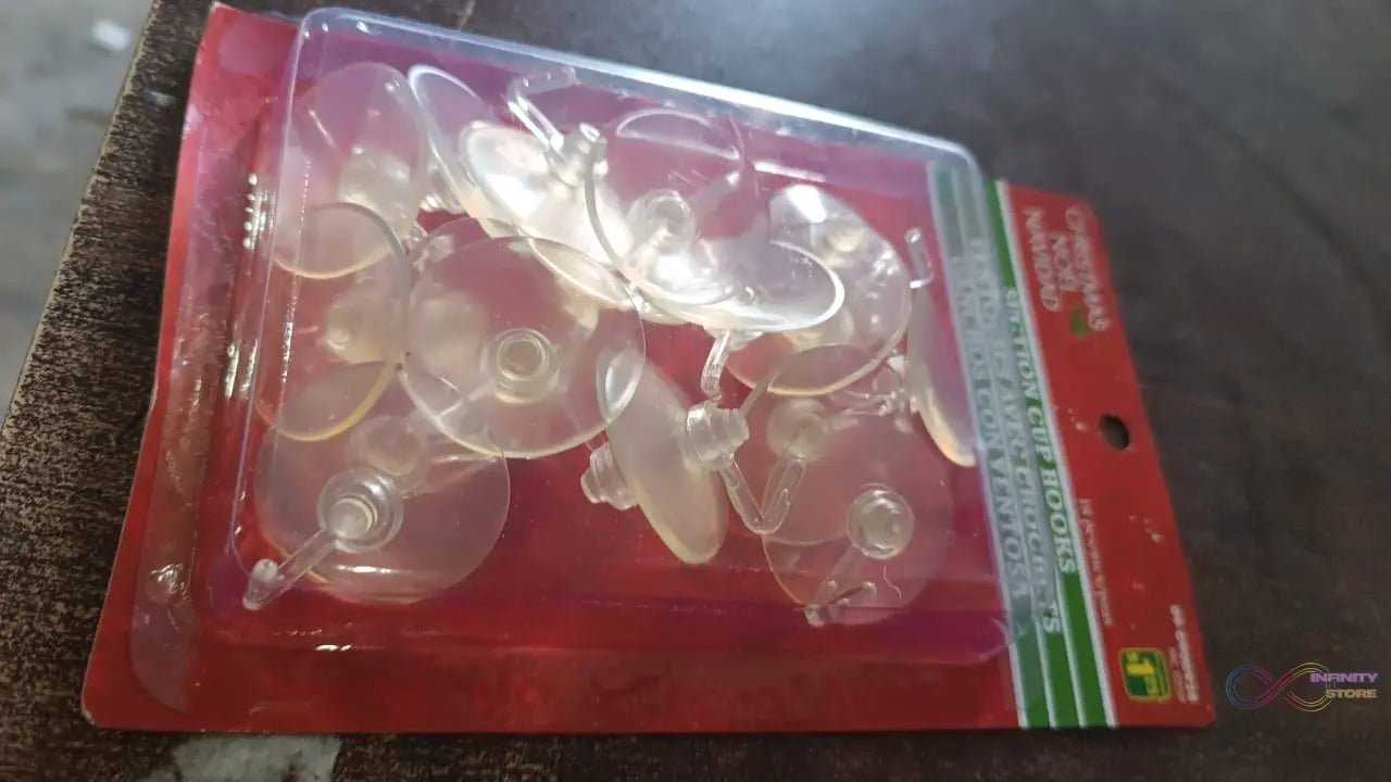Transparent Rubber Vacuum Sucker, Suction Cup Hooks (18 Pcs Set) - infinityexculsivestore.com