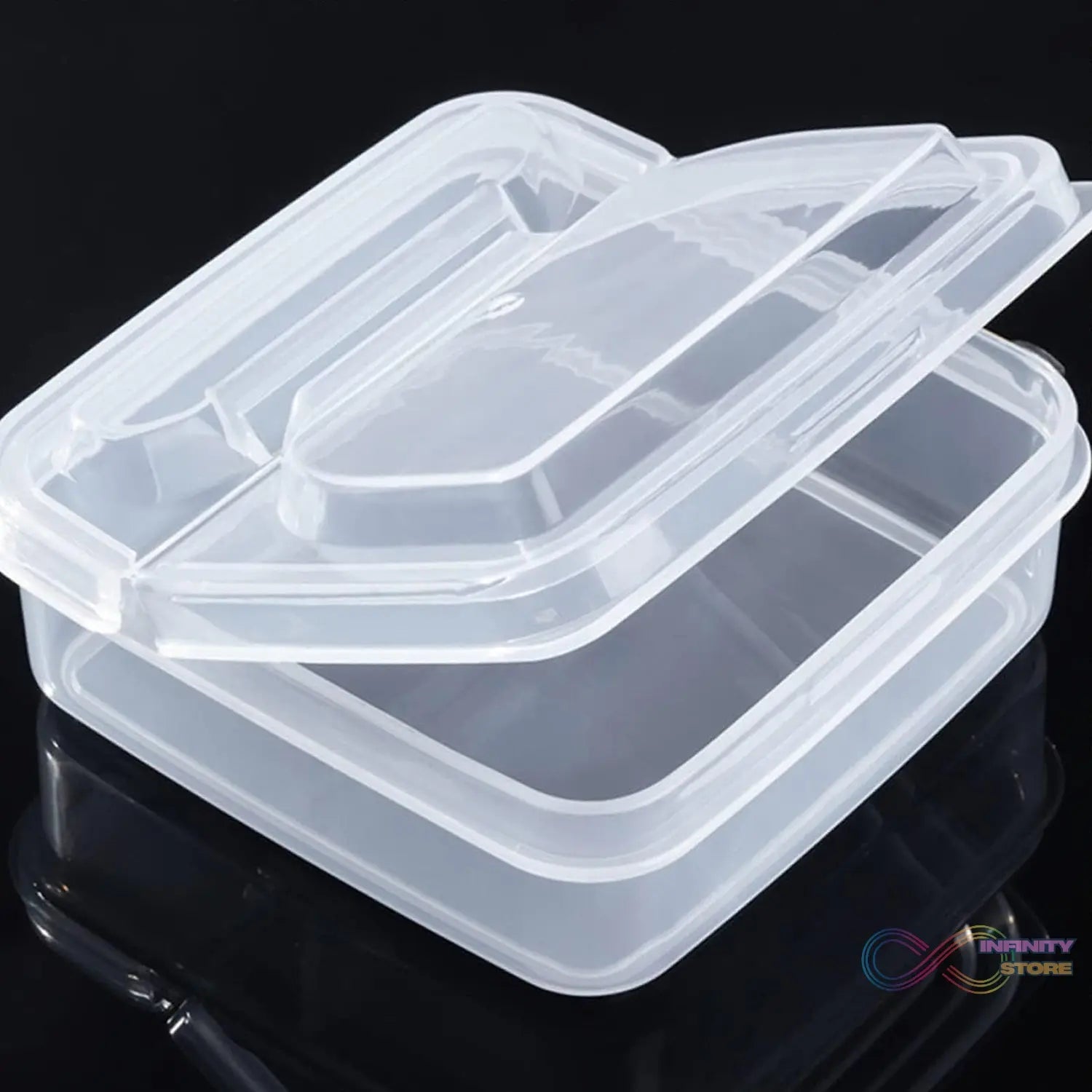 Transparent Storage Box Food Storage (1 Pc / 10×10 CM) - infinityexculsivestore.com