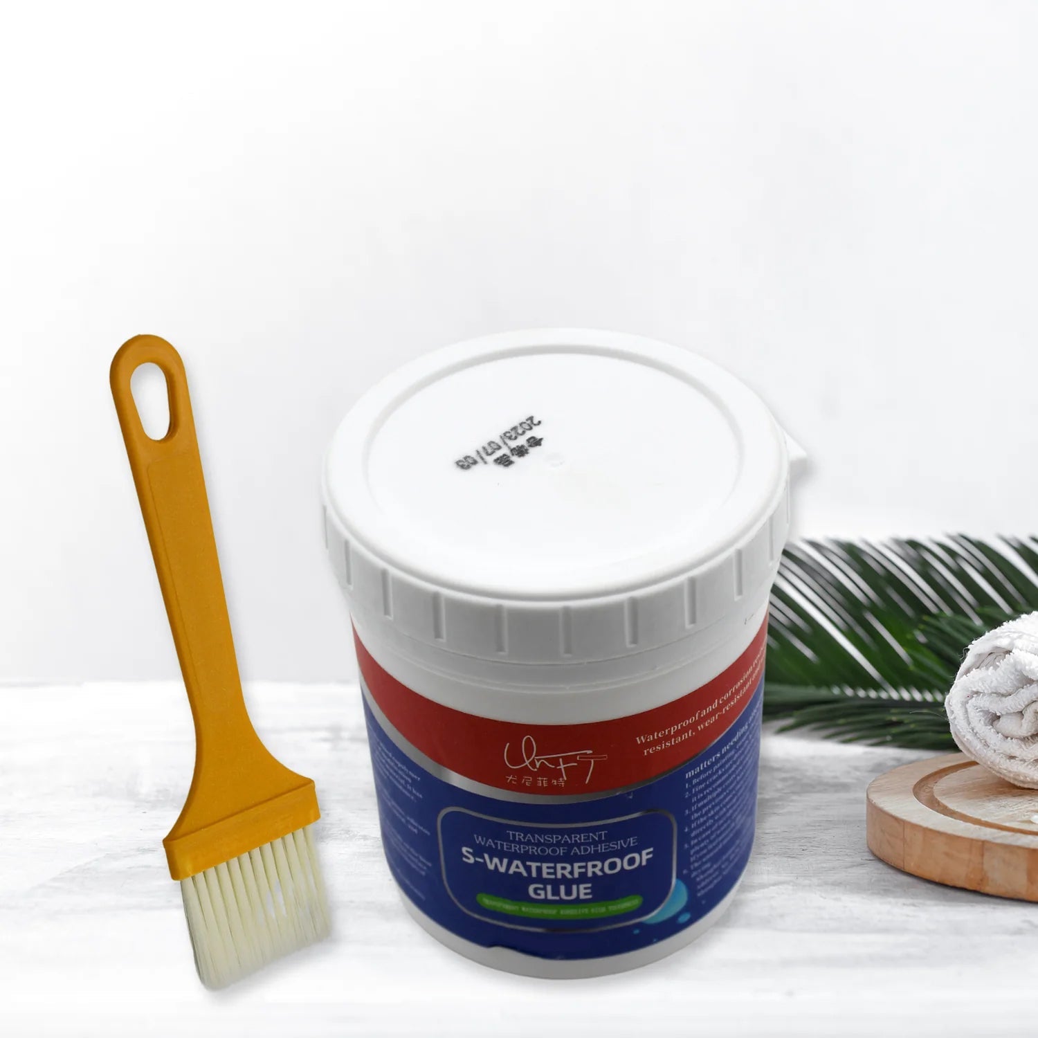 Transparent Waterproof Glue 250g with Brush, Leakage Protection Outdoor Bathroom Wall Tile Window Roof, Anti - Leakage Agent, sealant glue, Roof Sealant Waterproof Gel - infinityexculsivestore.com