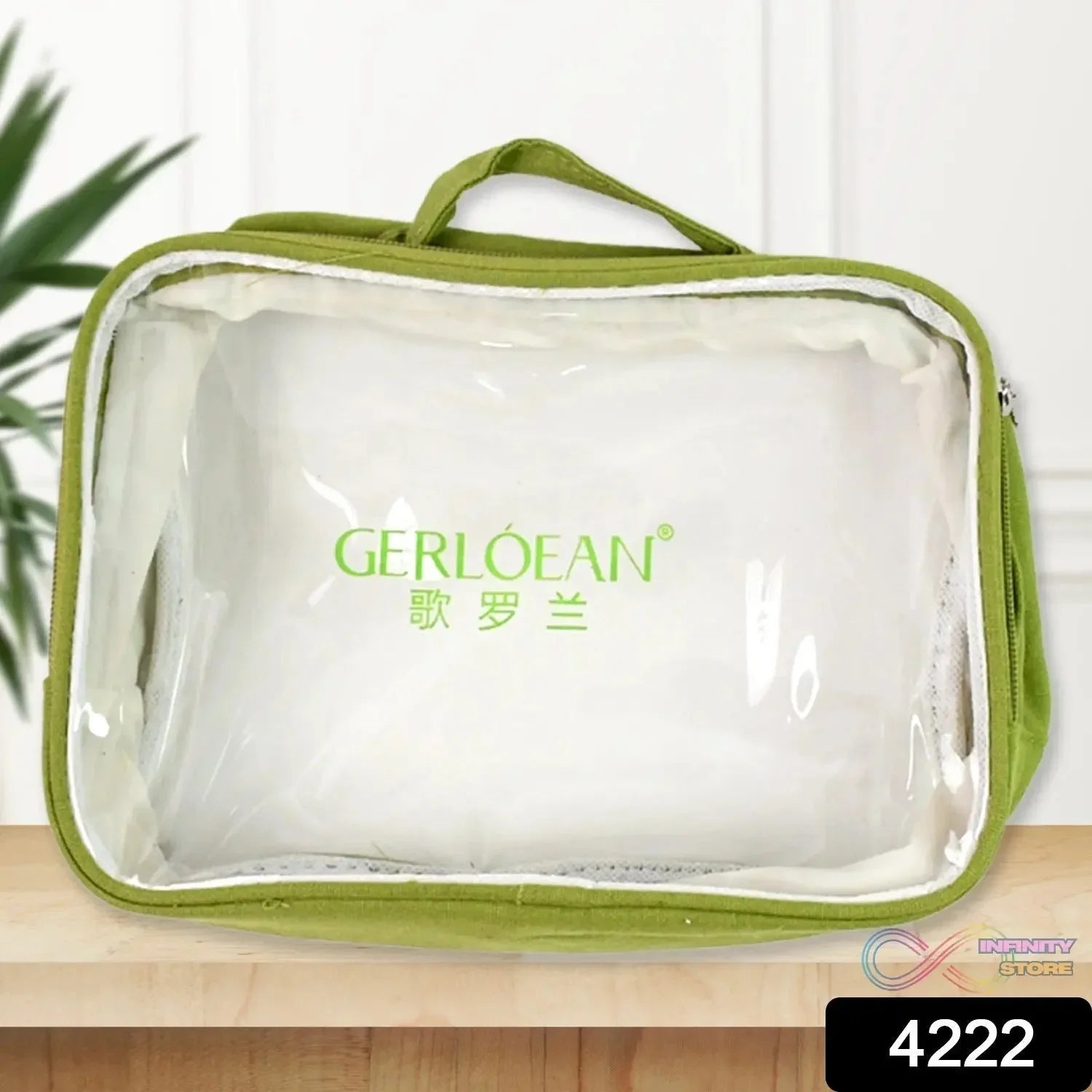Transparent Zipper Closing Pouch (1 Pc / Big) - infinityexculsivestore.com