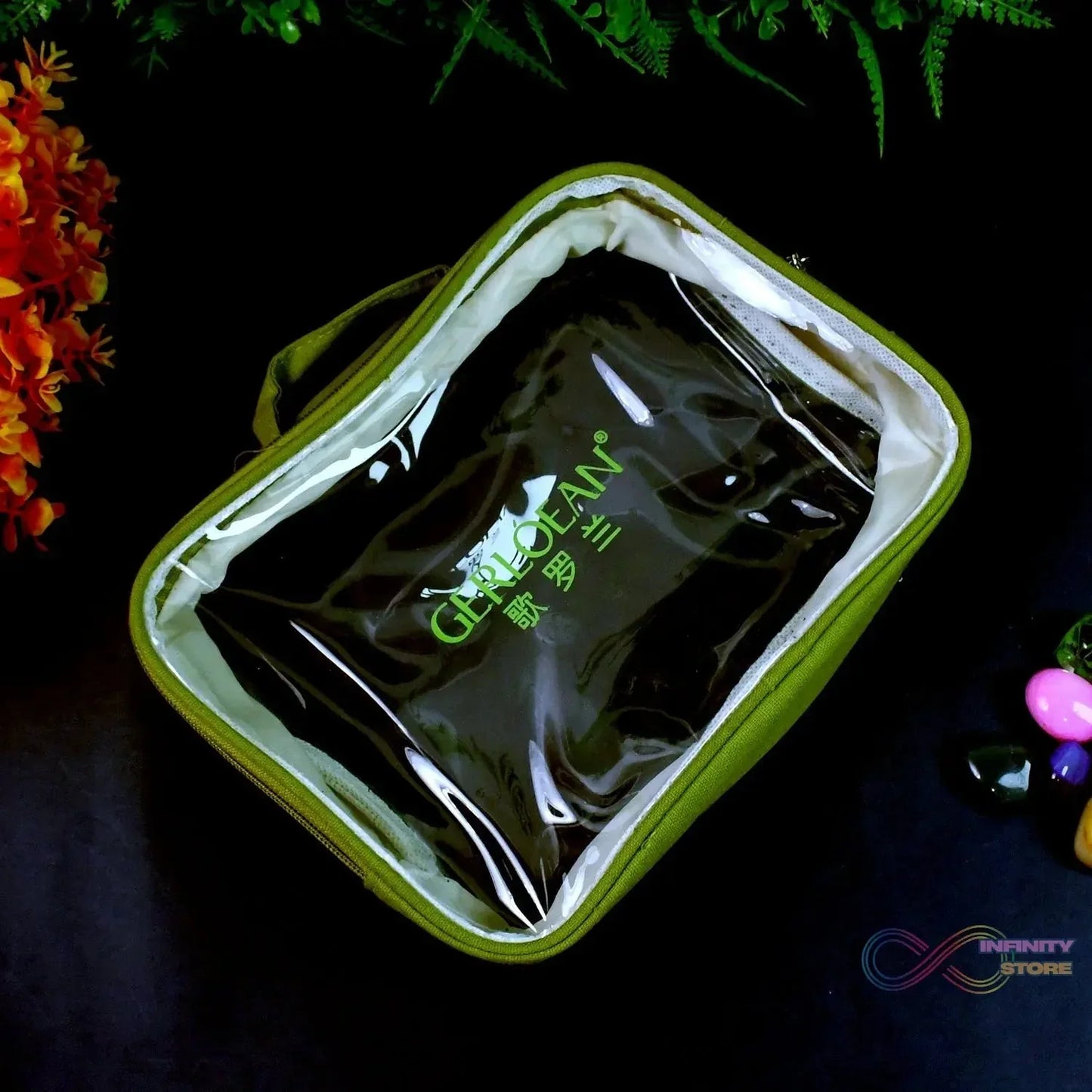 Transparent Zipper Closing Pouch (1 Pc / Big) - infinityexculsivestore.com