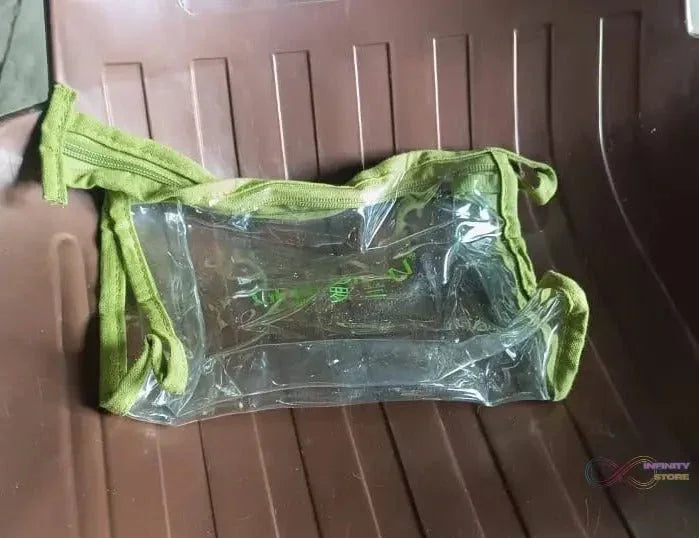Transparent Zipper Closing Pouch (1 Pc) - infinityexculsivestore.com