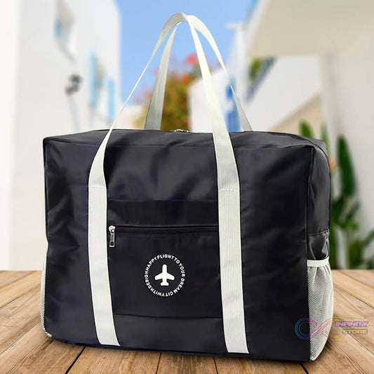 Travel Bag Foldable Luggage Large Zipper Bag (1 Pc) - infinityexculsivestore.com