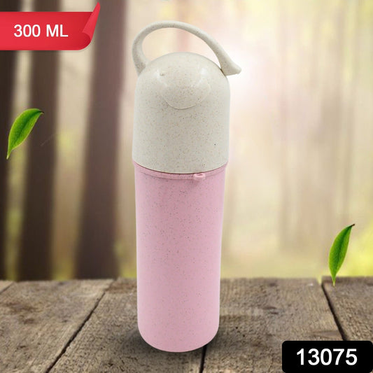 Travel Coffee Cup Portable Water Bottle Wheat Straw Coffee Tea Mug Coffee Mug with Lids & Handle for Coffee TeaΒ Portable for SchoolΒ (300 ML Approx) - infinityexculsivestore.com