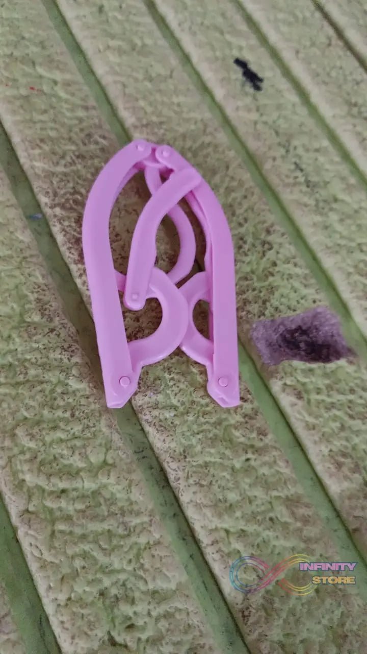 Travel Hangers, Portable Folding Clothes Hangers (1 Pc / Small) - infinityexculsivestore.com