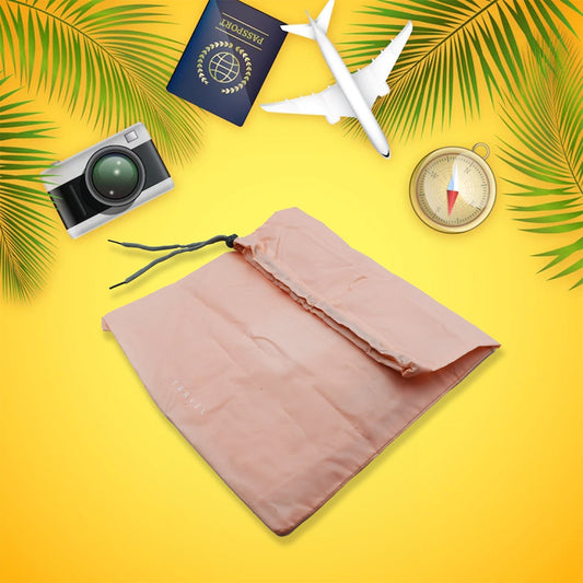 Travel Storage Bag Waterproof Nylon Drawstring Pouch Men and Women Folding Clothes Classified Organizers Packing Shoes Luggage Bags (4 Pc Set) - infinityexculsivestore.com
